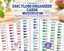 DMC Floss Organiser Cards: Colour Order