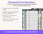 DMC Floss Inventory: Colour Order (Three Page, with Notes)