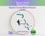Bahamas Cross Stitch Pattern: Mini Flag Map