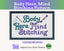 Funny Cross Stitch Pattern: Body Here Mind Stitching