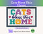 Cats Bless This Home – Cat Cross Stitch Pattern PDF