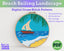Beach with Sailboat Cross Stitch Pattern PDF