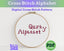 Quirky Cross Stitch Alphabet Pattern PDF