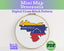 Venezuela Cross Stitch Pattern: Mini Flag Map