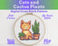 Kitten and Cactus Cross Stitch Pattern PDF