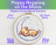 Puppy Sleeping on the Moon Cross Stitch Pattern PDF