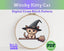 Witchy Kitten Cross Stitch Pattern PDF