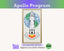 Apollo Saturn V Rocket Cross Stitch Pattern PDF