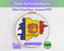 Andorra Cross Stitch Pattern: Tiny Flag Map