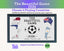 The Beautiful Game 2026 Soccer Cross Stitch Bundle: Centre Design Plus 4 Flag Maps of Your Choice