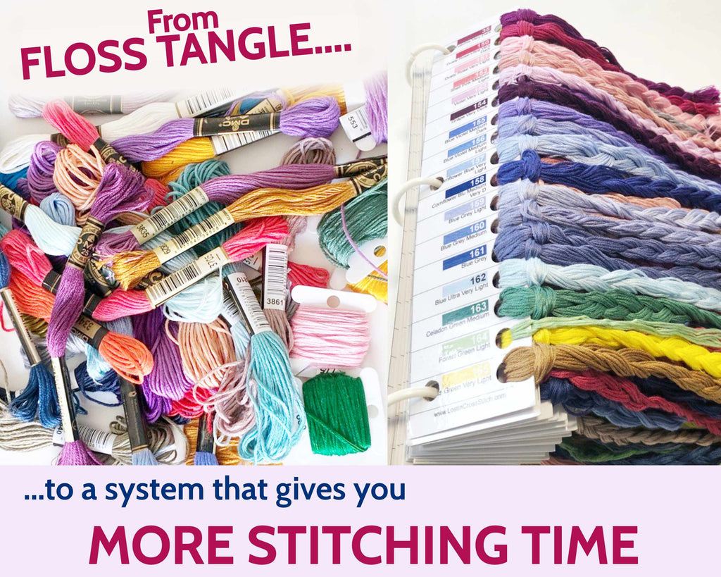 DMC Floss Organiser Cards: Colour Order