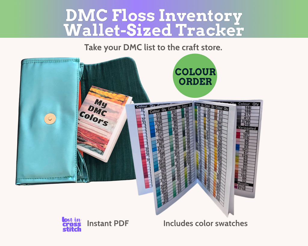 DMC Floss Mini Book: Colour Order