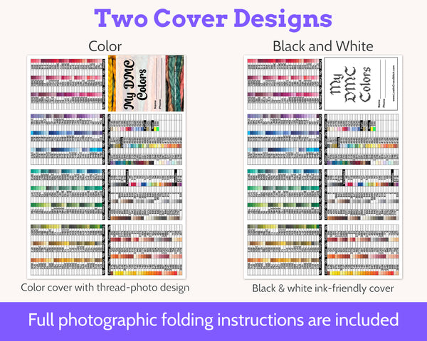 DMC Floss Mini Book: Colour Order
