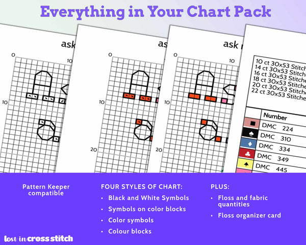 Funny Cross Stitch Pattern: Ask Me About My Stash