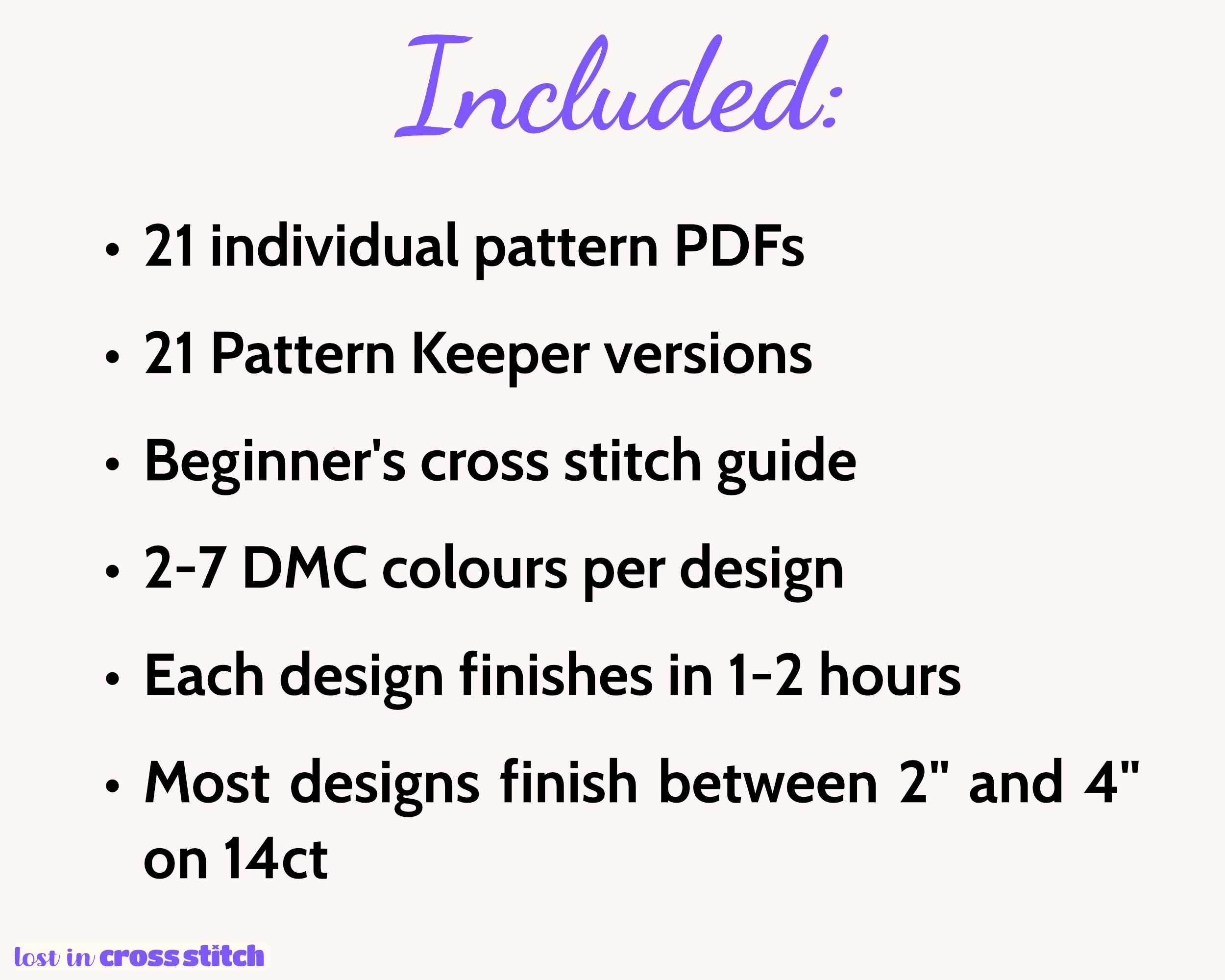 Caribbean Cross Stitch Pattern Bundle
