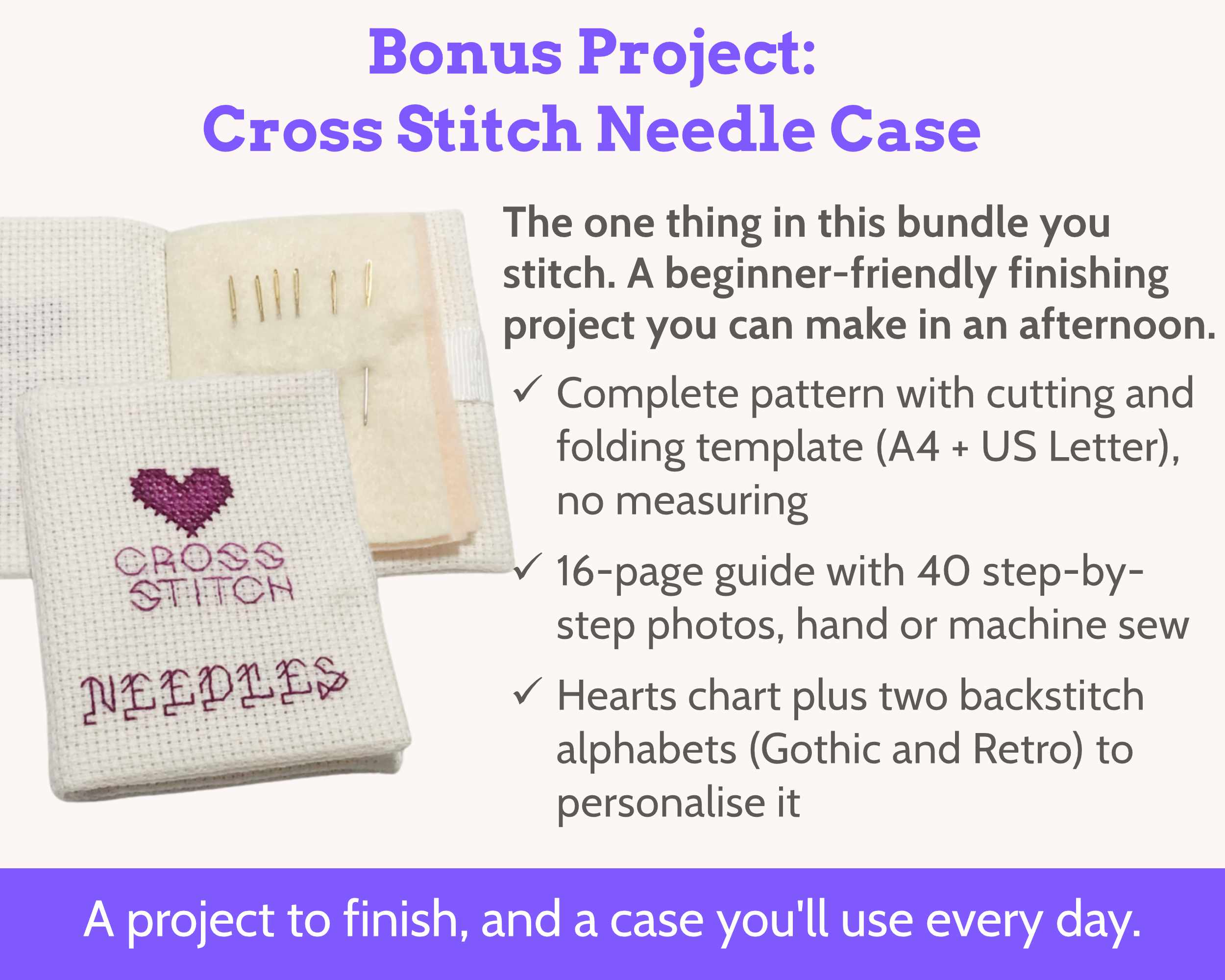 Cross Stitch Planner and Floss Organizer Bundle