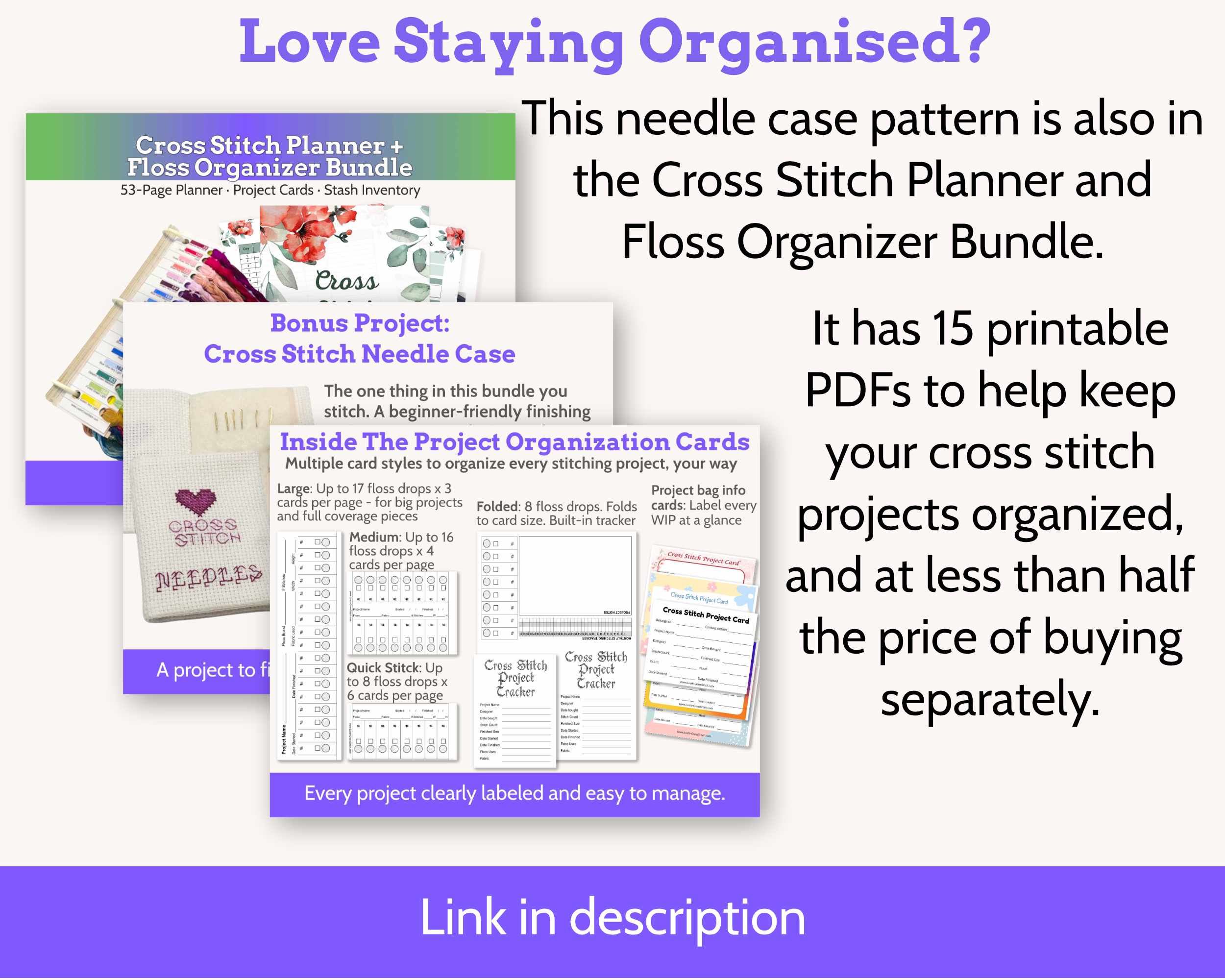 Cross Stitch Needle Case Pattern