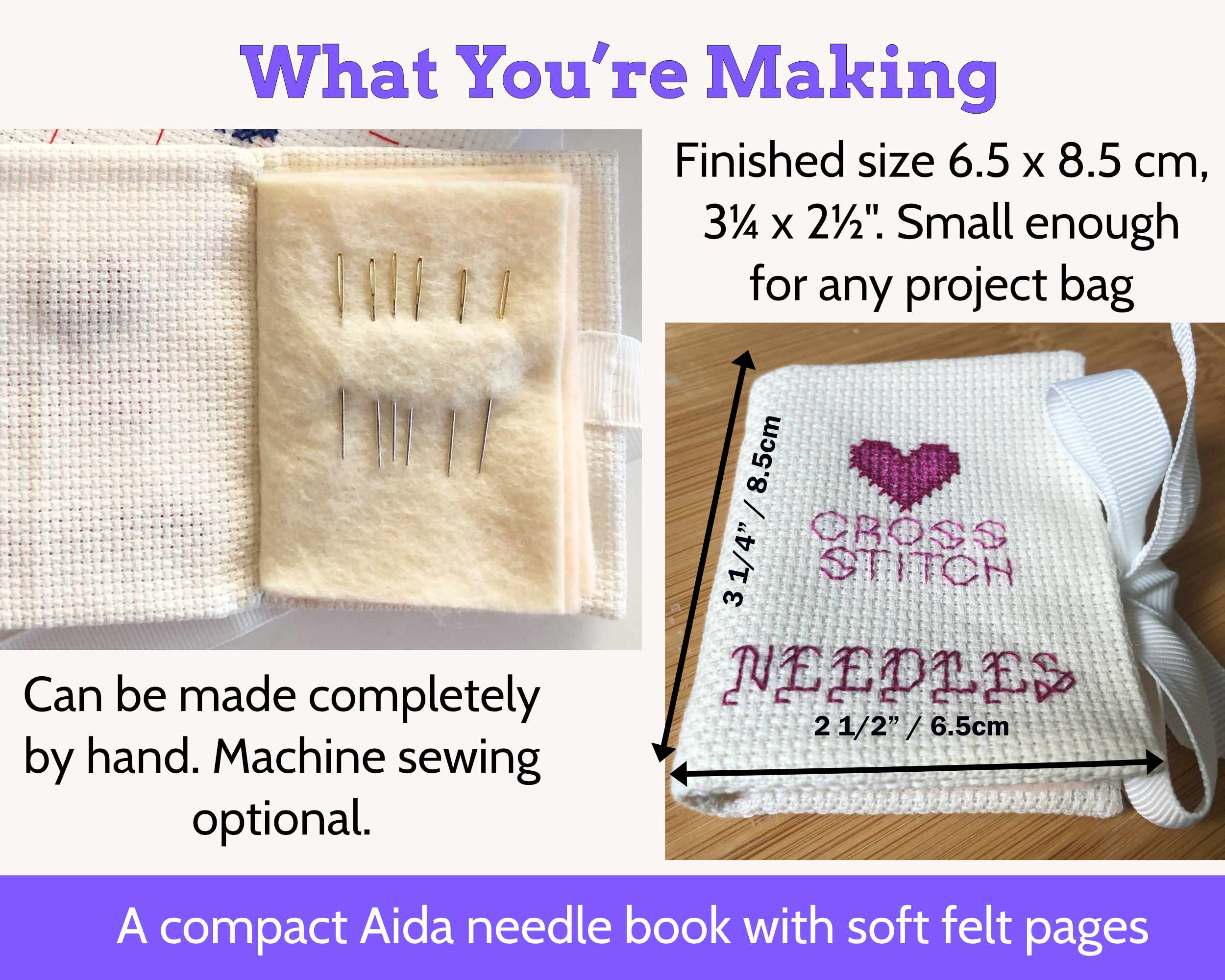 Cross Stitch Needle Case Pattern