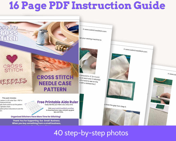 Cross Stitch Needle Case Pattern