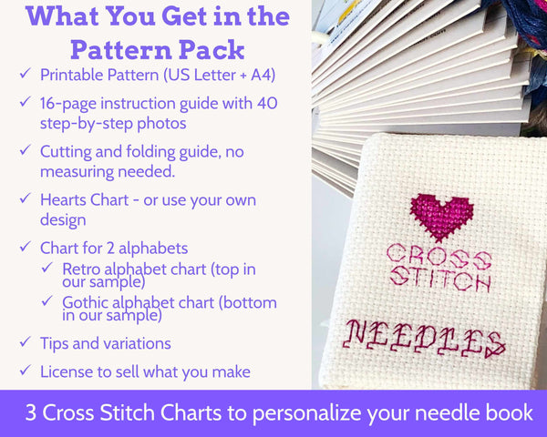 Cross Stitch Needle Case Pattern