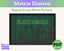 Matrix Illusion Cross Stitch Pattern PDF