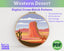 Western Desert Landscape Cross Stitch Pattern PDF