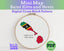 Saint Kitts and Nevis Cross Stitch Pattern: Mini Flag Map