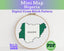 Nigeria Cross Stitch Pattern: Mini Flag Map
