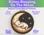 Kitten Sleeping on the Moon Cross Stitch Pattern PDF
