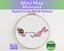Malaysia Cross Stitch Pattern: Mini Flag Map