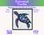 Celestial Turtle Cross Stitch Pattern PDF