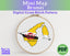 Brunei Cross Stitch Pattern: Tiny Flag Map
