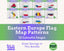 Slavic and Eastern Europe Cross Stitch Pattern Bundle: 10 Mini Flag Map Patterns