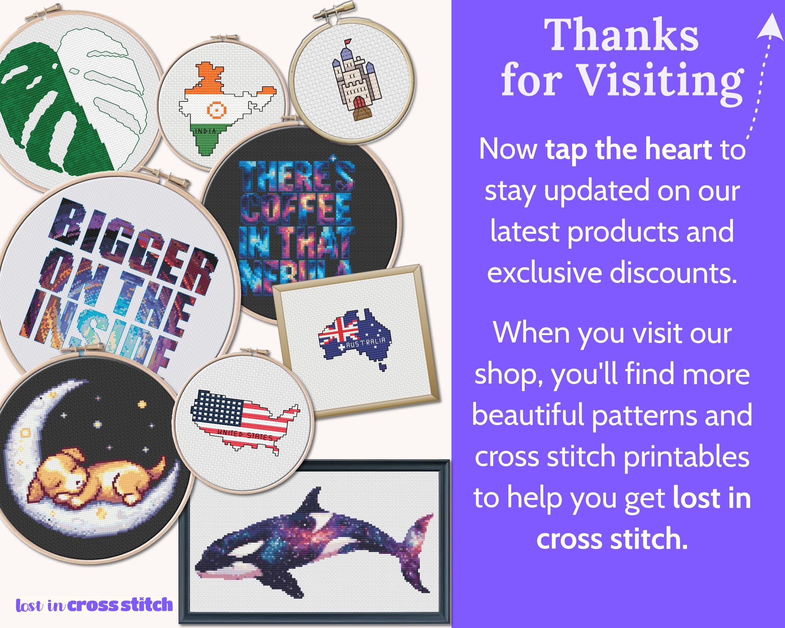 Celestial Turtle Cross Stitch Pattern PDF