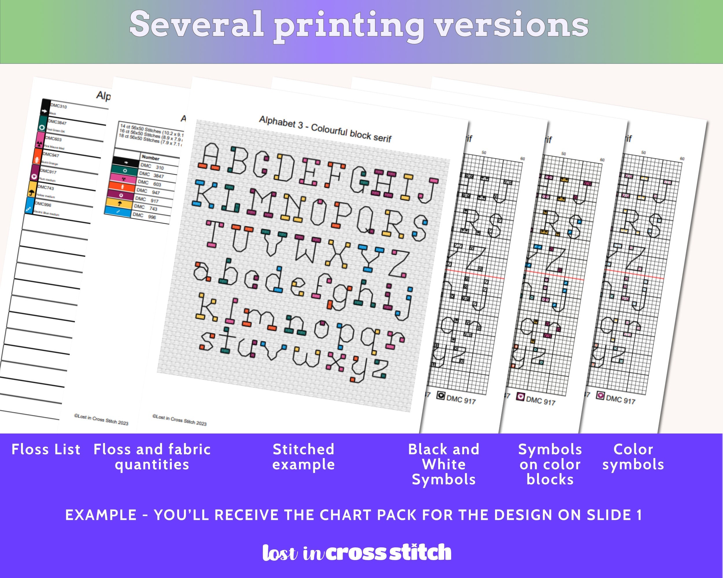 Beach Holiday Cross Stitch Pattern PDF