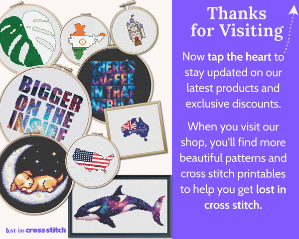 Beach Holiday Cross Stitch Pattern PDF