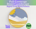 Desert Landscape Cross Stitch Pattern PDF