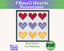Nine Tiny Heart Cross Stitch Patterns PDF