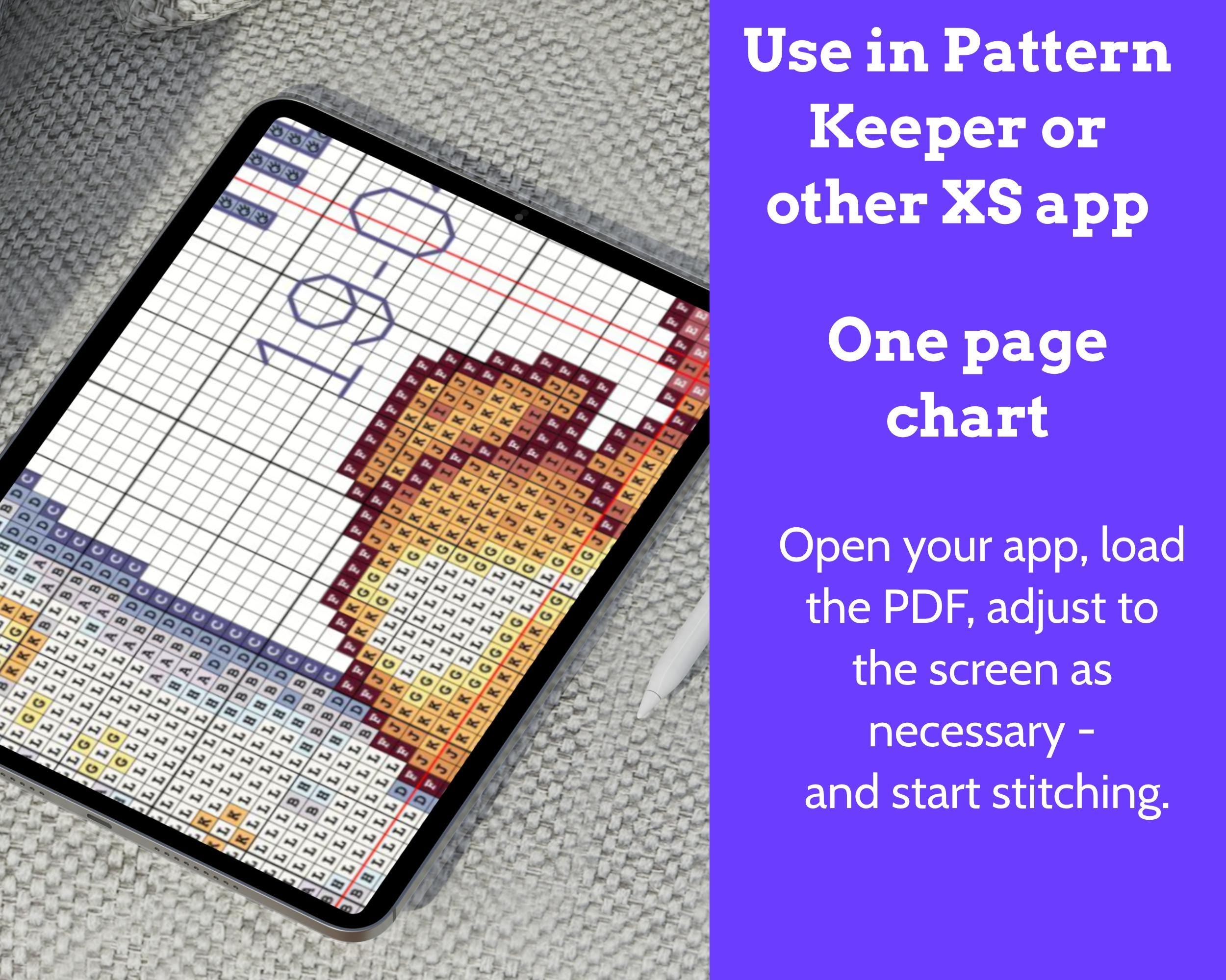Sleepy Puppy Birth Sampler Cross Stitch Pattern PDF (DIY with Alphabet Charts)