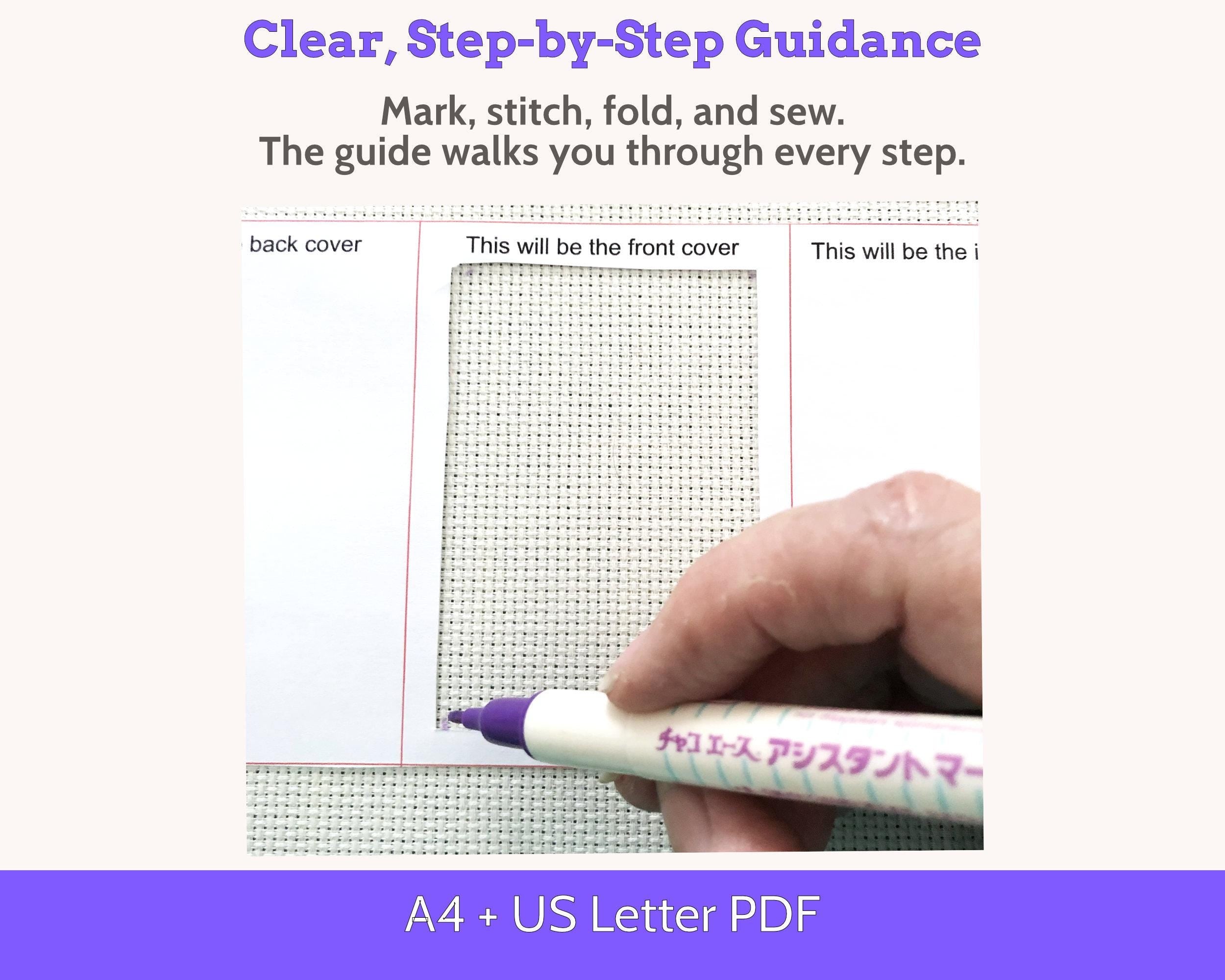 Cross Stitch Aida Needle Case Sewing Pattern PDF