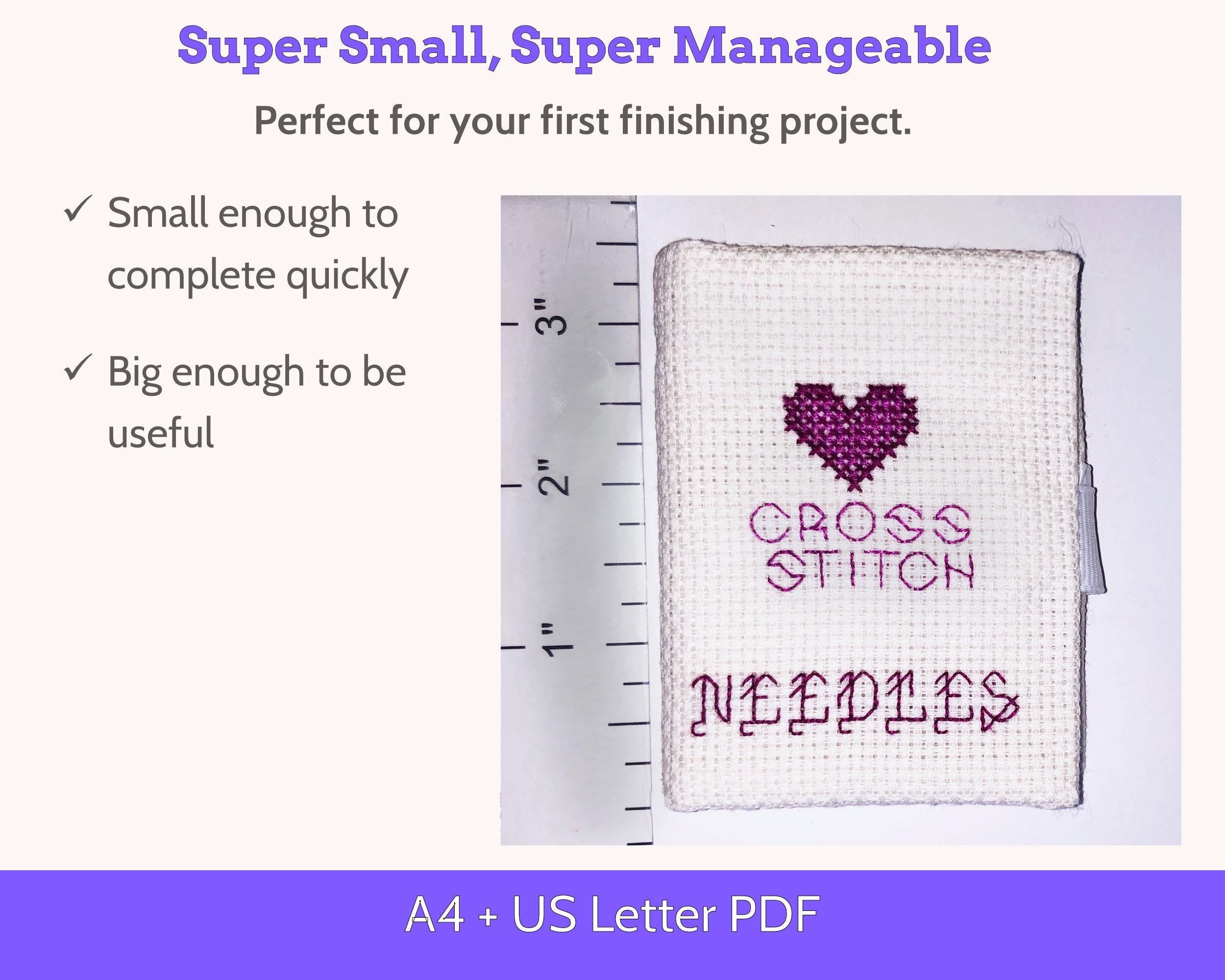 Cross Stitch Aida Needle Case Sewing Pattern PDF