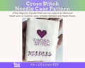 Cross Stitch Aida Needle Case Sewing Pattern PDF