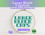 Large Block Capital Cross Stitch Alphabet Pattern PDF