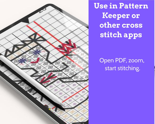 Tiny Little Centaur Cross Stitch Pattern PDF