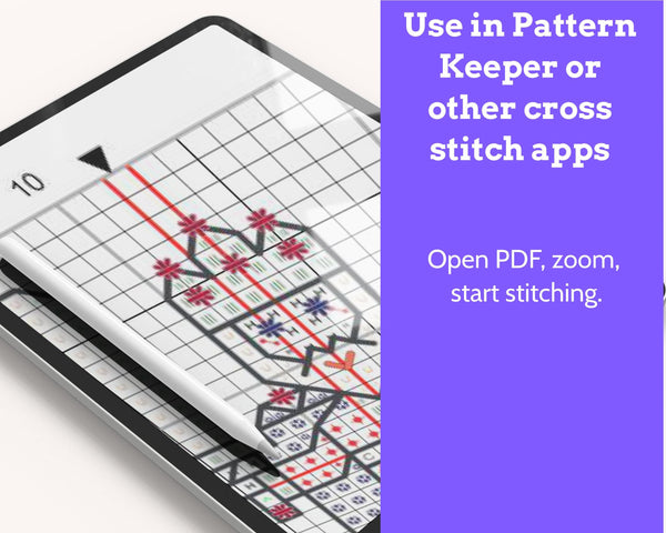 Tiny Little King Cross Stitch Pattern PDF