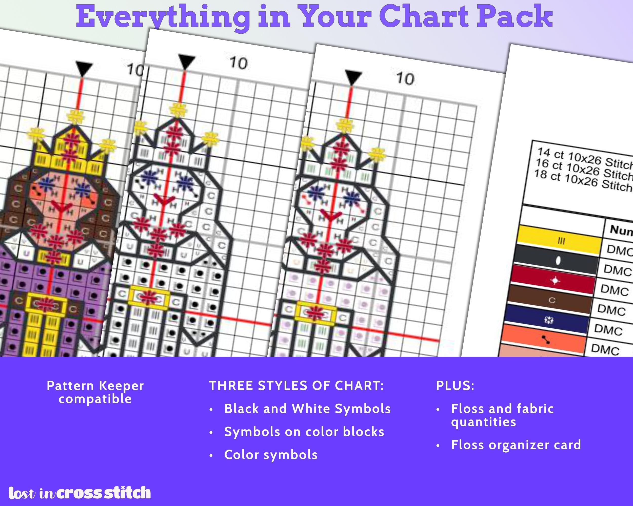 Tiny Little Queen Cross Stitch Pattern PDF