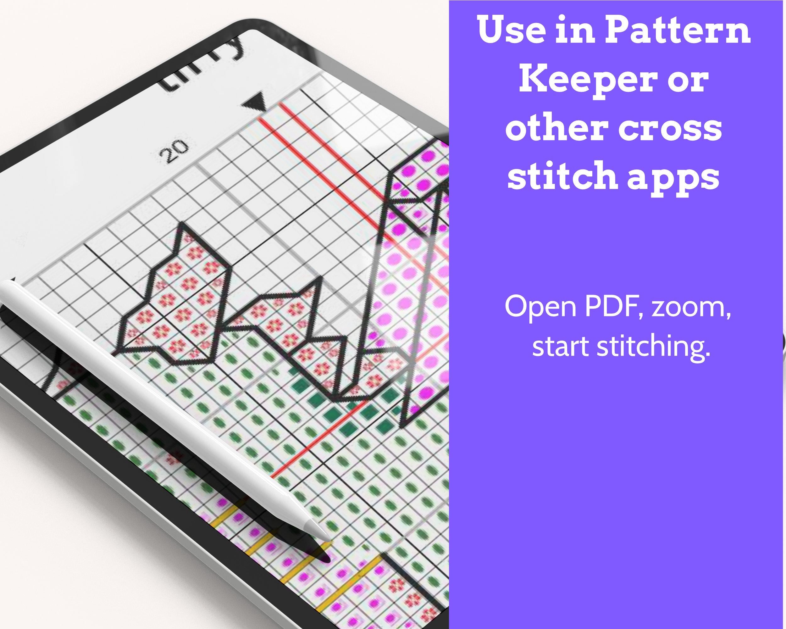 Tiny Little Dragon Cross Stitch Pattern PDF