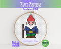 Tiny Little Gnome Cross Stitch Pattern PDF