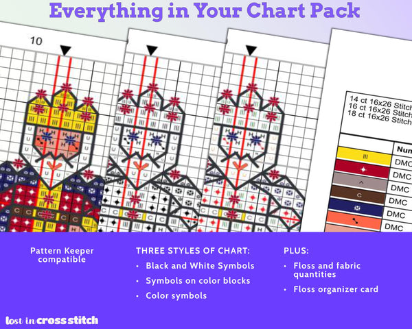 Tiny Little King Cross Stitch Pattern PDF