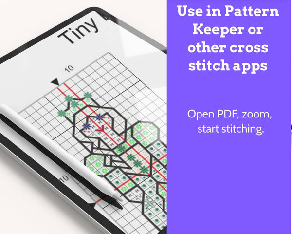 Tiny Little Princess Cross Stitch Pattern PDF